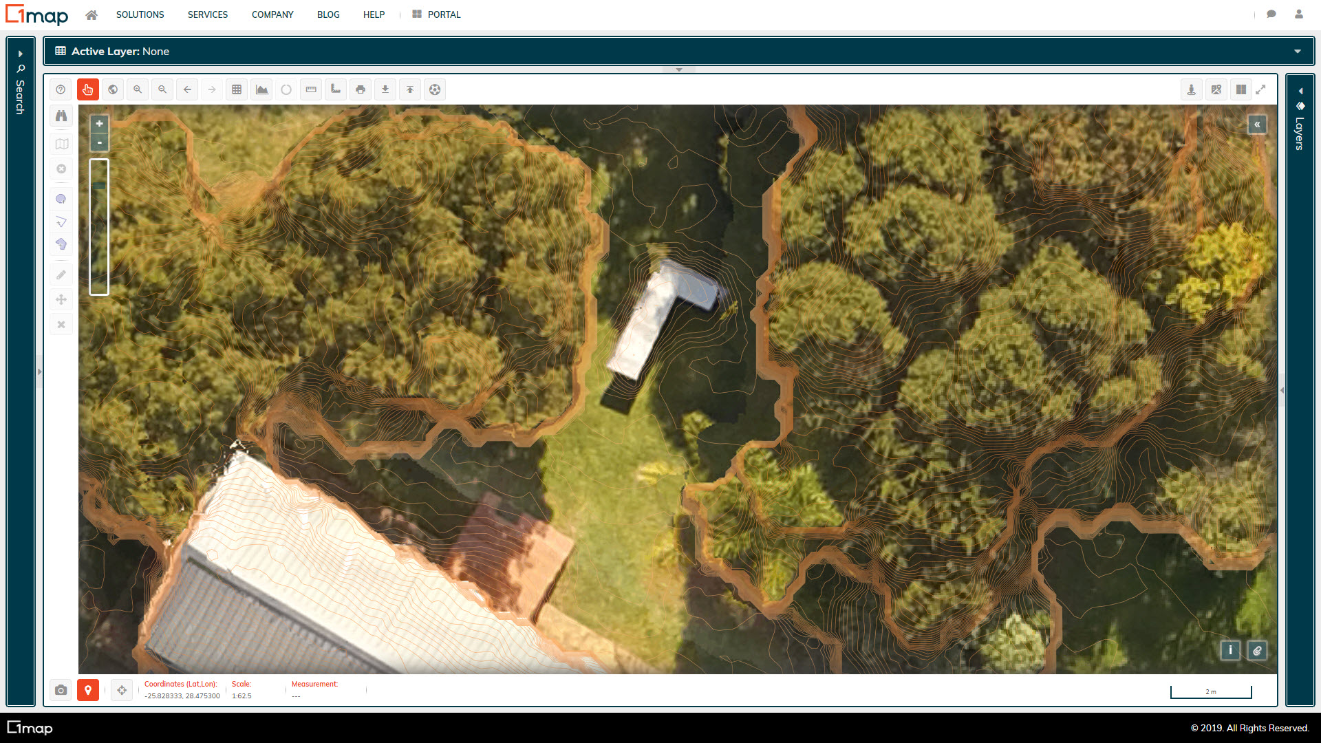 A screenshot of the Drone Photography layer.